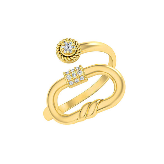 Lock Your Dreams Statement Twist Ring