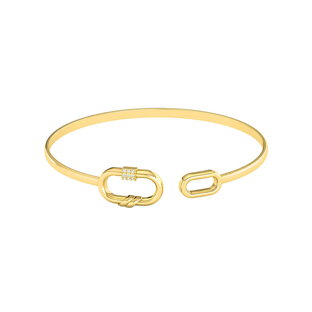 Lock Your Dreams Statement Bangle